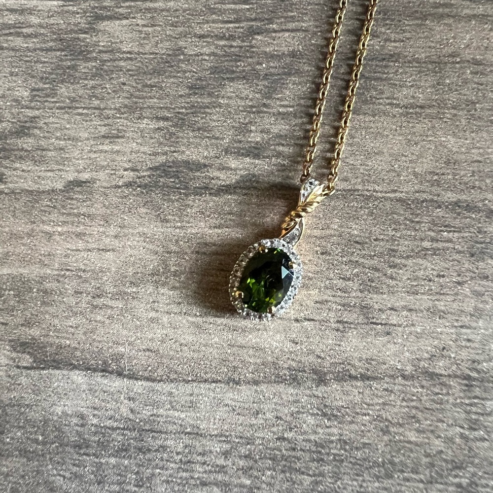 Green Tourmaline Necklace